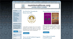 Desktop Screenshot of numismaticos.org